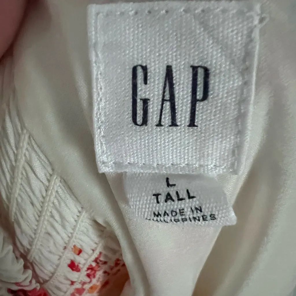 Gap White Floral Spaghetti Strap Sundress - Image 5