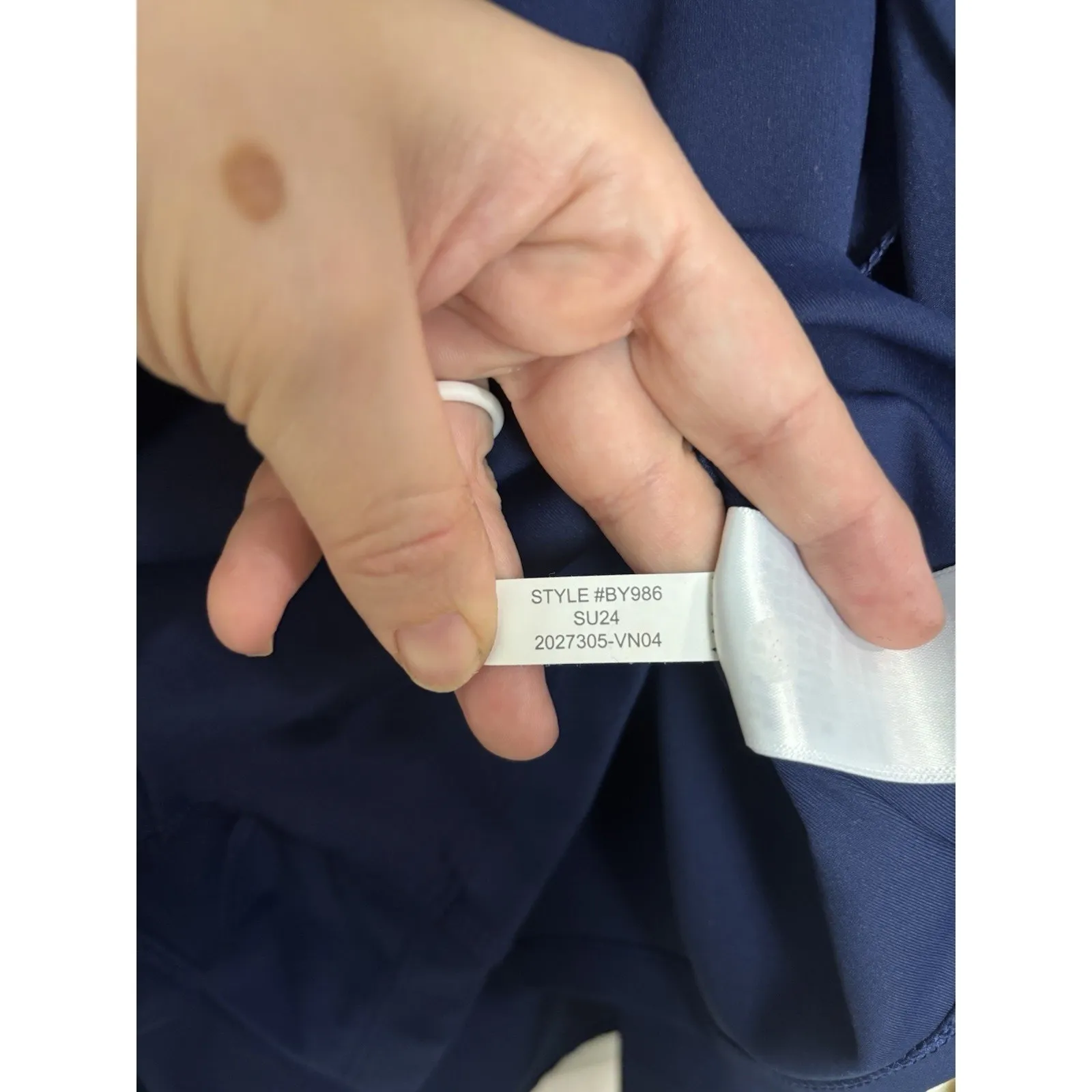 J Crew Navy Blue Pleated Athletic Skort Size Large Pickleball Preppy Golf Tennis - Image 7