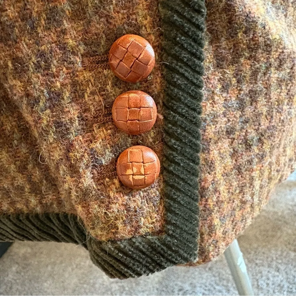 Escada Brown Multicolor Wool Blazer Size 42 - Image 7