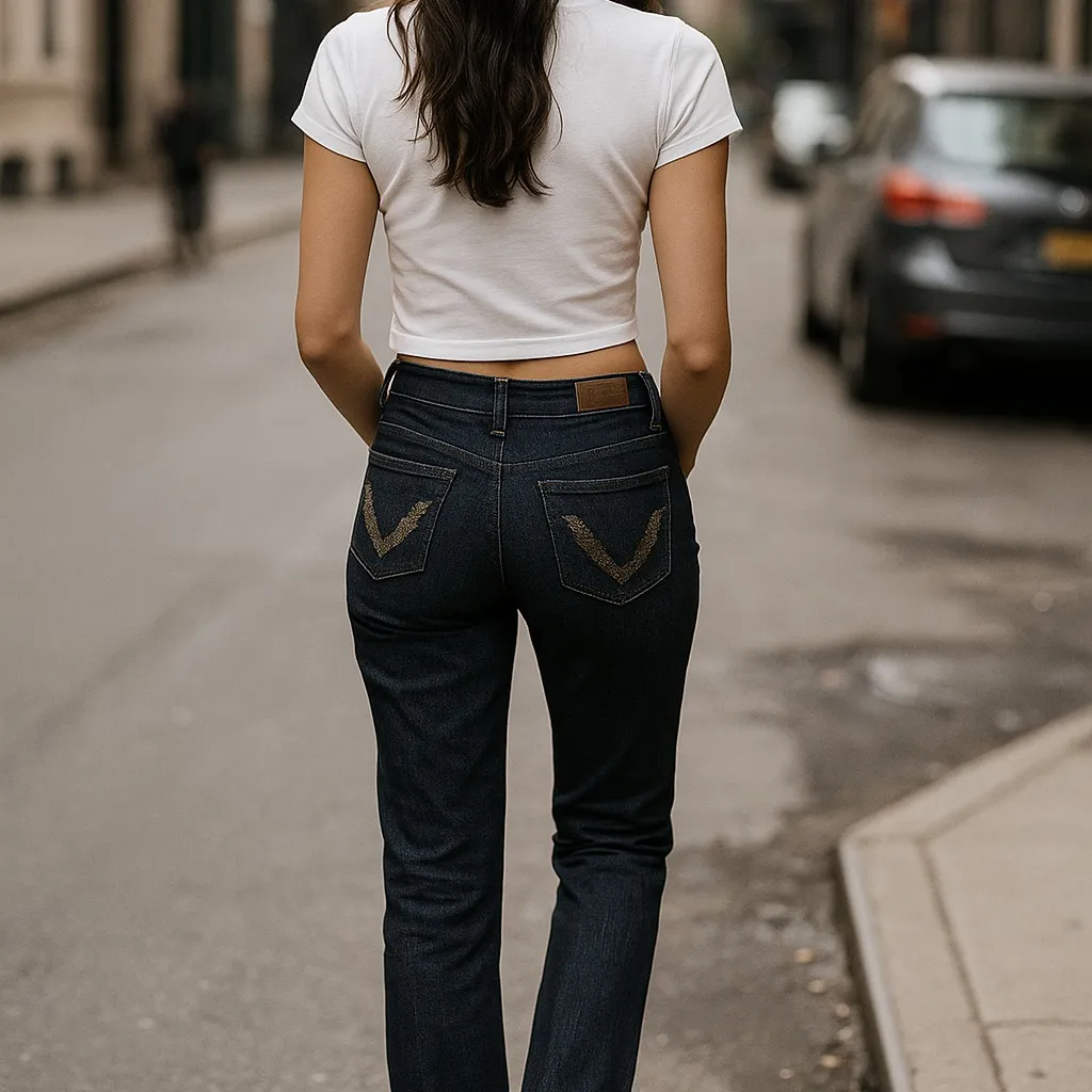 James Jeans Dark Blue Boot Cut Jeans - Image 4