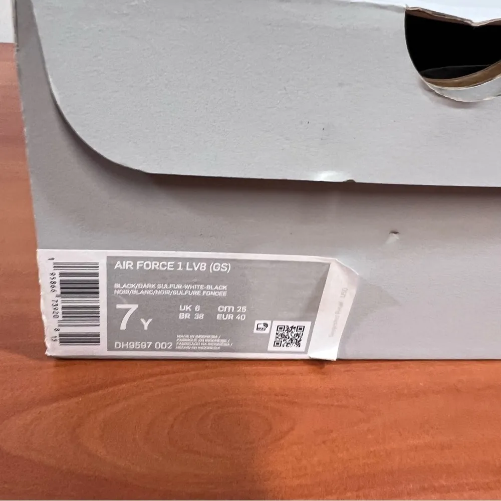 Nike Air Force 1 LV8 GS Shoe Youth Size 7Y OR Women’s 8.5 #B1264 - Image 2