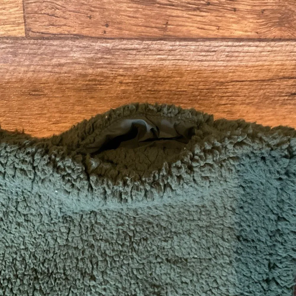 Original‎ Weatherproof Pullover Teddy Jacket 1/4 Zip Green Women's XL - Image 6