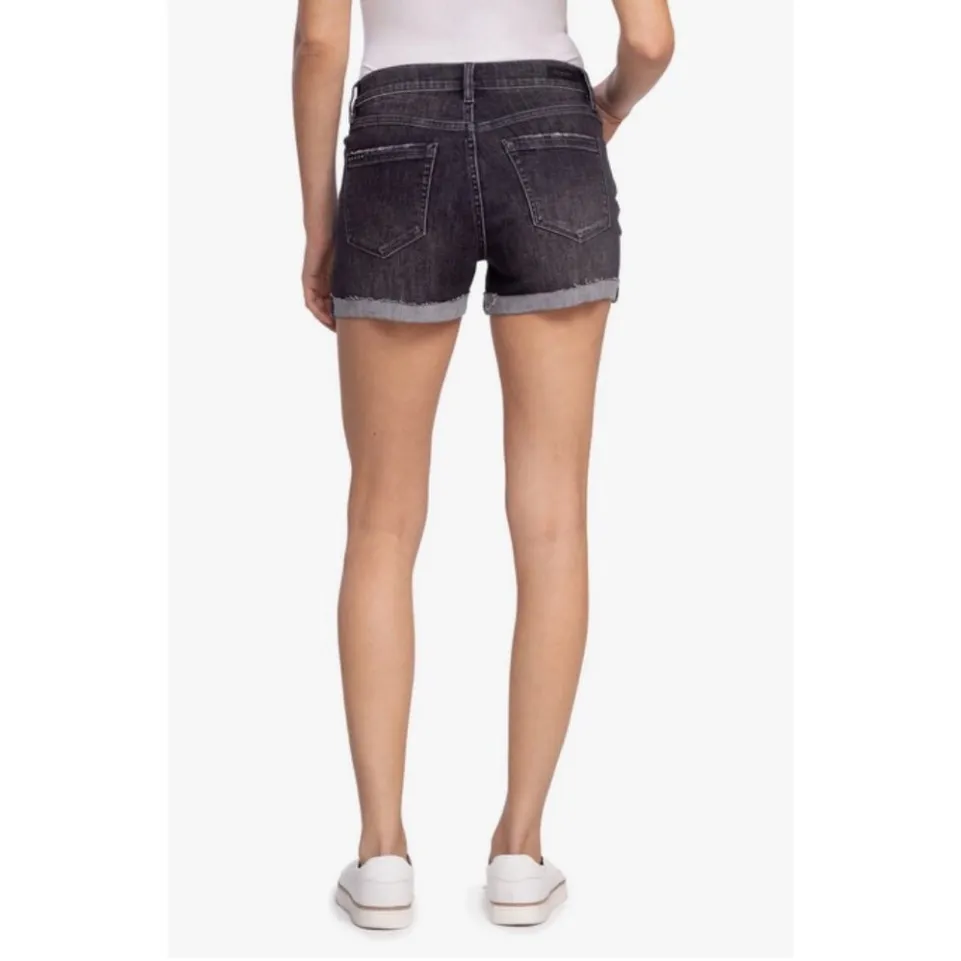 NWT BLANK NYC Fulton Roll U Denim Shorts in Sneak Preview Washed‎ Black Sz 27 - Image 2