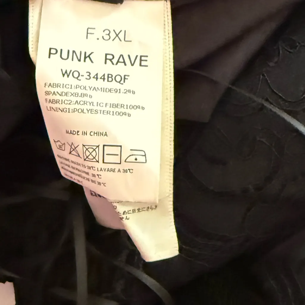 Punk Rave Gothic Lace Maxi Skirt Black Size 3X - Image 6