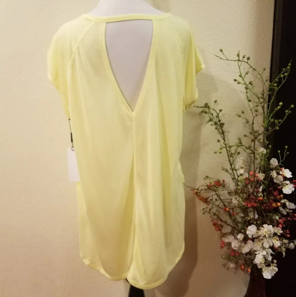 Yellow Sheer Active Top Large - Image 2
