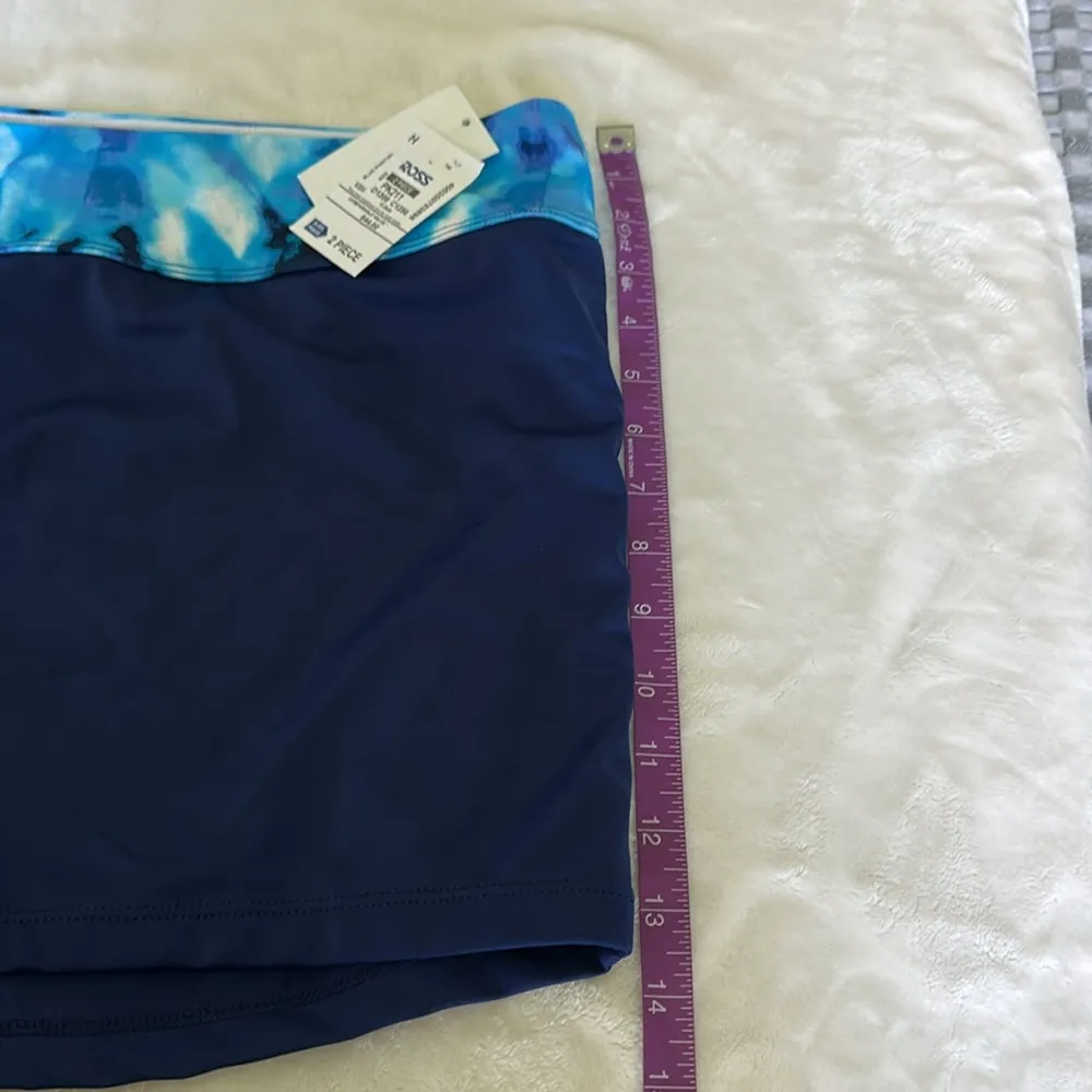 Blue Swim Shorts with Tie - Image 7