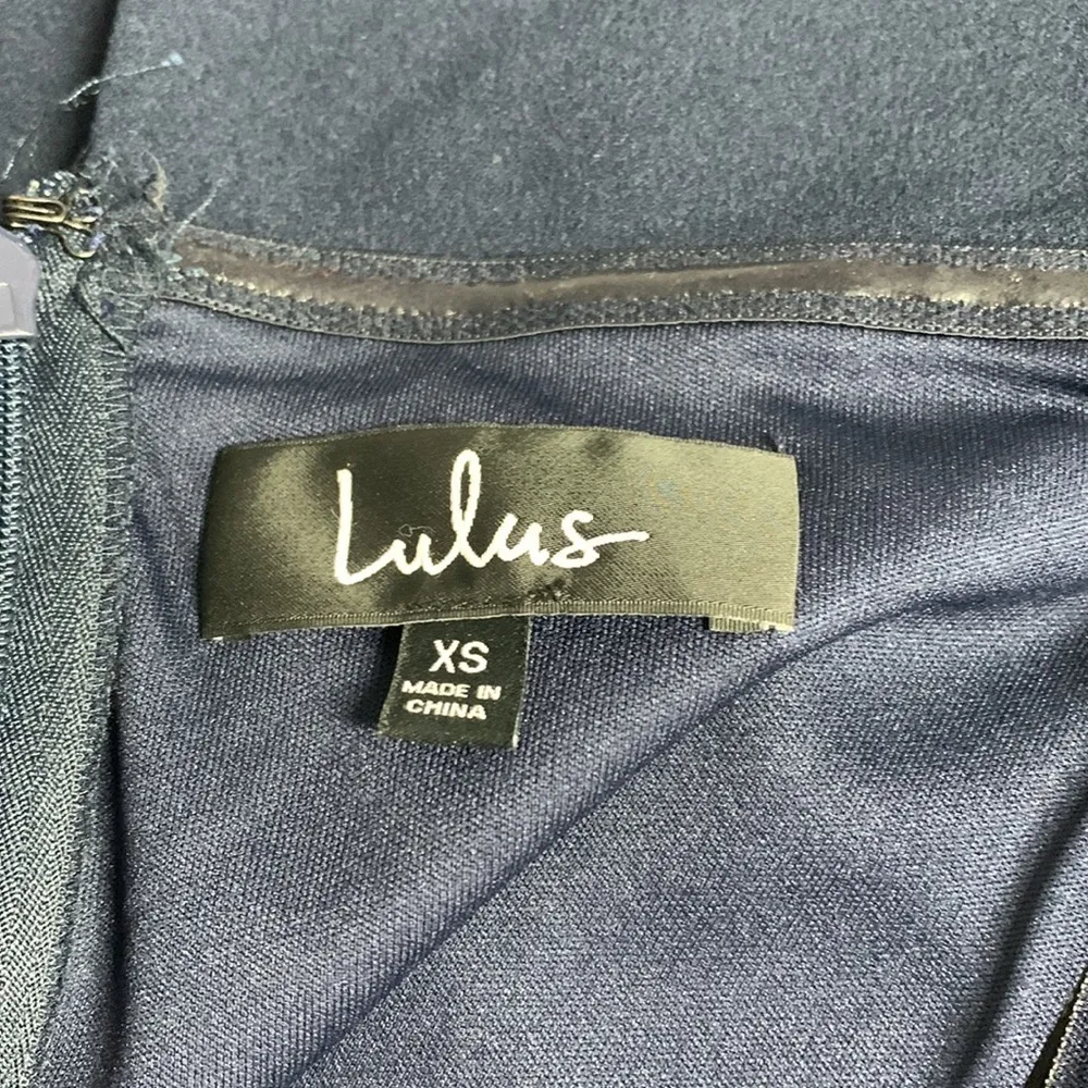 Lulu’s Song of Love Off The Shoulder Navy Maxi Dress - Image 5