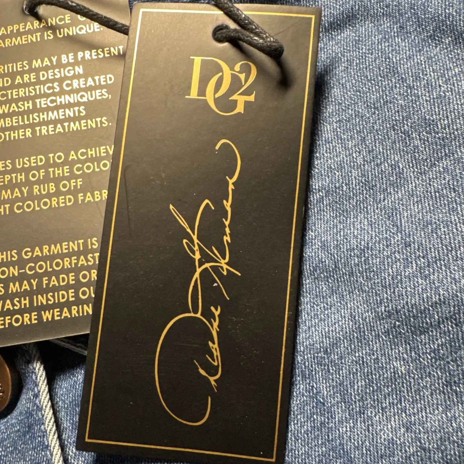 DG2 by Diane Gilman Women's Stretch Denim Embroidered Jacket Indigo 2xl - Image 11