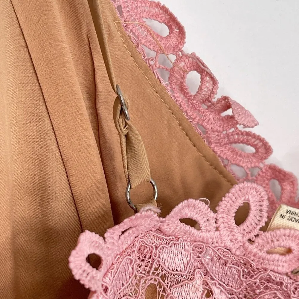 Current Air Anthropologie Lace Dress Sleeveless Knee Length Size S - Image 7