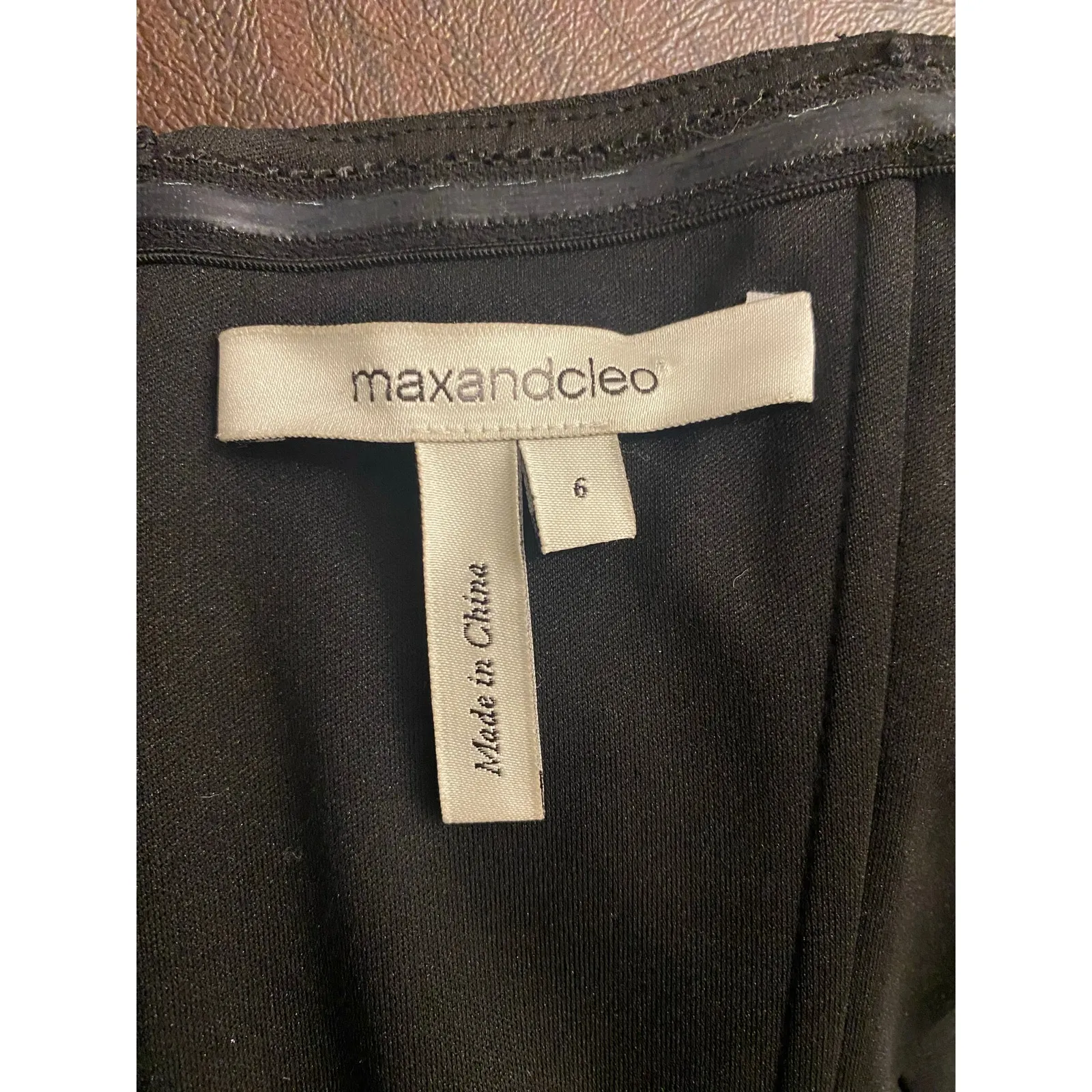 Max and Cleo Black Strapless Embellished Holiday Party Mini Dress Sze 6 New Year - Image 7