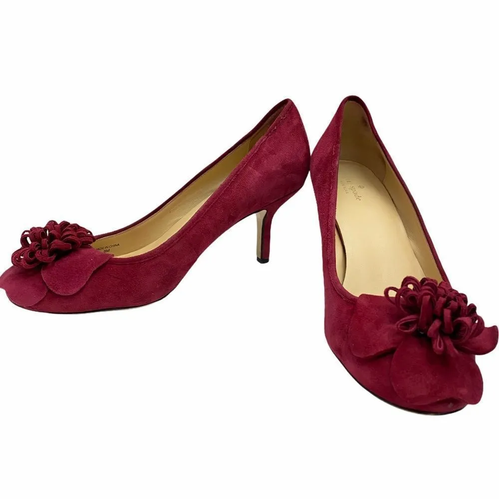 Kate Spade New York Suede Red Shoes - Image 2
