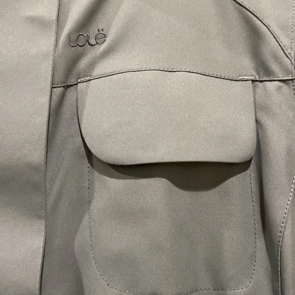 Lole Grey Soft Shell Waterproof Winter Full Zip Hooded Jacket Size S - Image 5