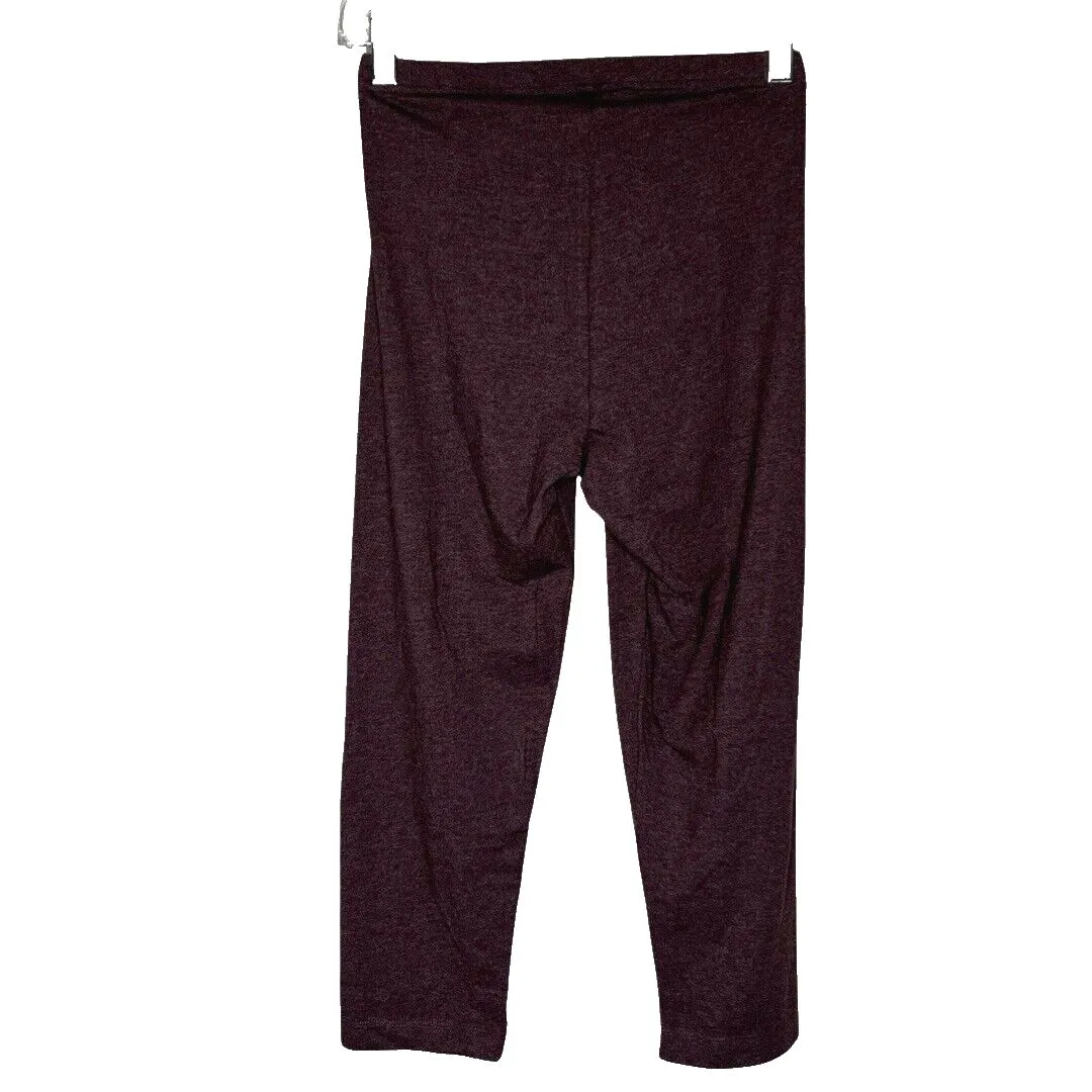 Old Navy Leggings Womens Small Purple Cropped Capri‎ Yoga Workout Athleisure - Image 2