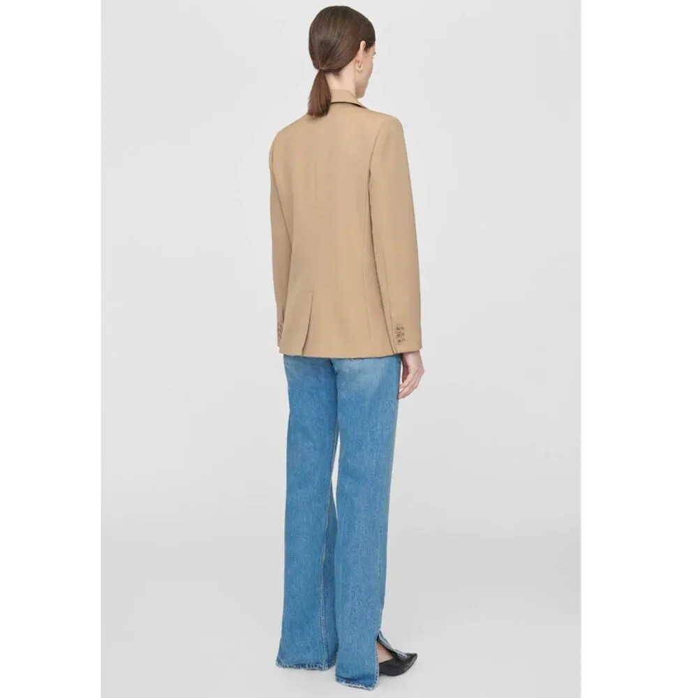 NEW Anine Bing Madeleine Blazer in Deep Sand - Image 4