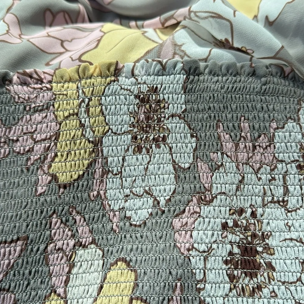 Aritzia Wilfred Villa Floral Dress Bohemian Pastel Cottagecore Fairy mini - Image 6