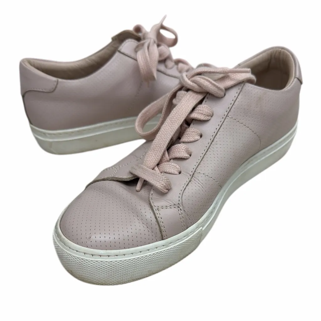 Greats Brooklyn Royale Blush Pink Leather Pink Sneakers Size 7.5 - Image 6