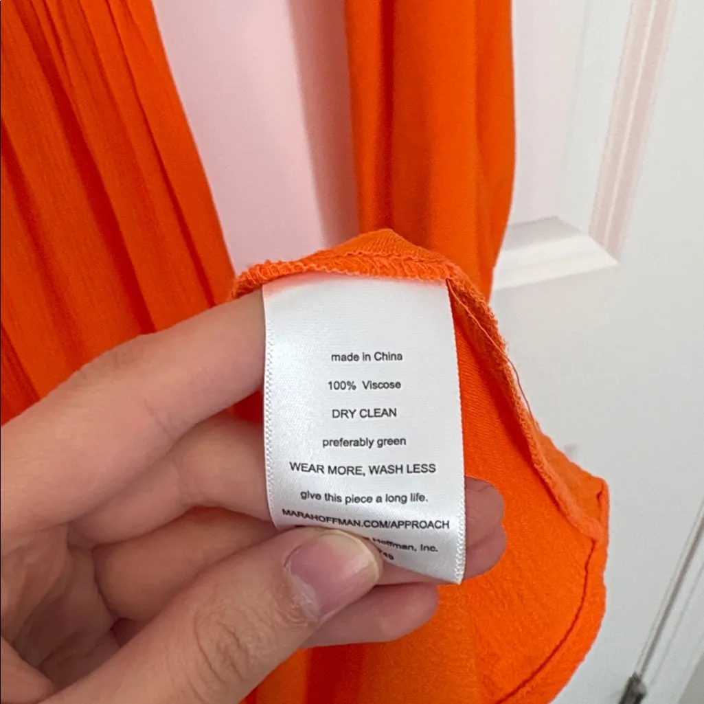 Mara Hoffman Orange Vera Swim Dress Maxi - Image 6