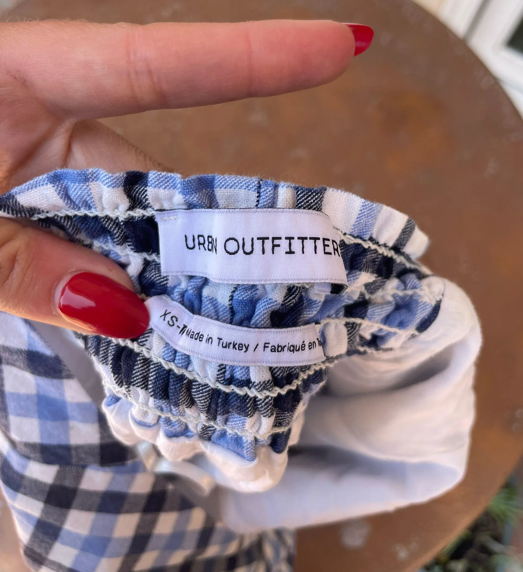 UO plaid mini romper  - Image 6