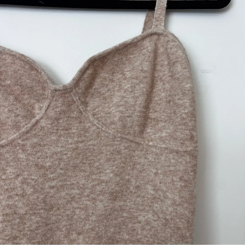 NEW Aritzia Wilfred Sicily Cashmere and Wool Sweater Bustier Tank Top - Image 5