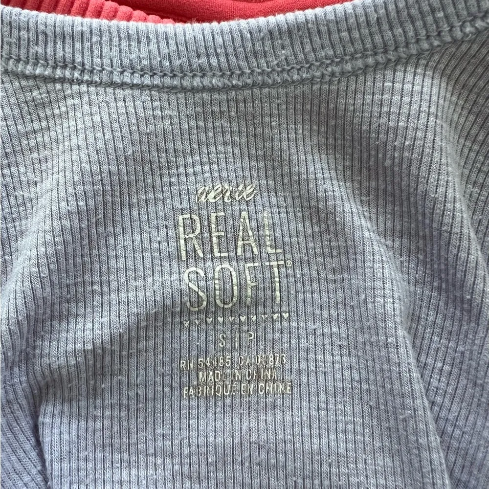 Aerie Real Soft Light Purple Tank Top - Image 2