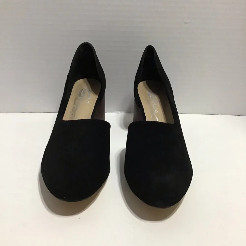 Sbicca Vintage Collection Volin Womens Black‎ Suede Round Heel Mule Size 10 - Image 6