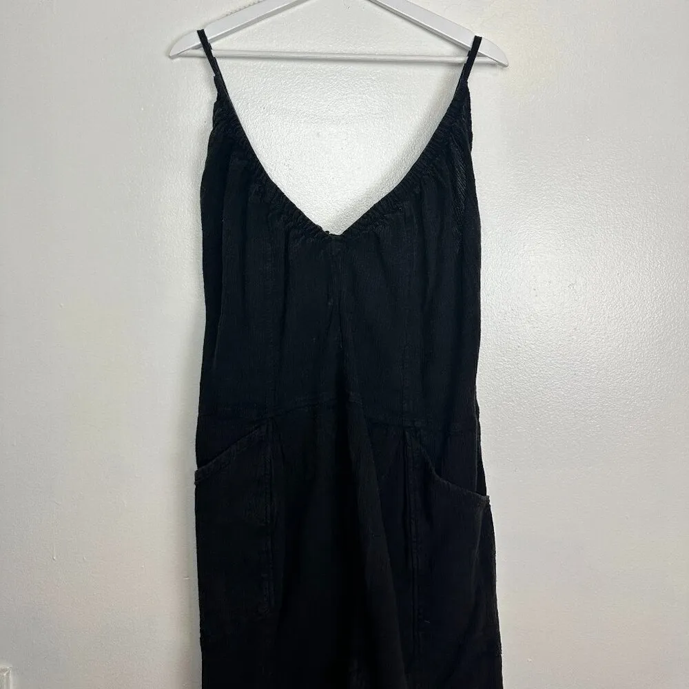 FREE PEOPLE Dream Free Harem One Piece Jumpsuit in Black Size Medium - Image 7