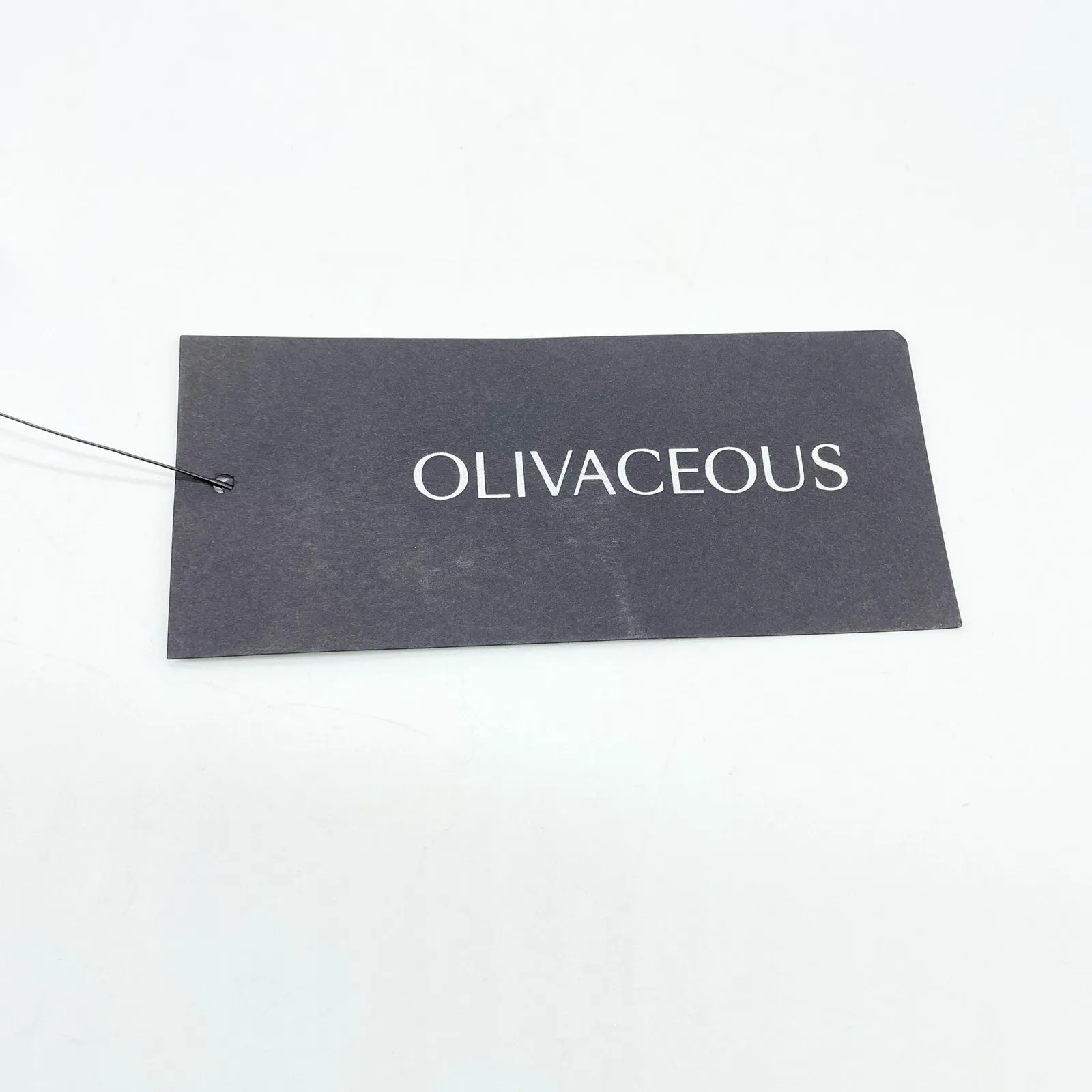 NEW Olivaceous Womens S Tank Top Animal Print‎ Cream Gray  Round Neck Cropped - Image 8