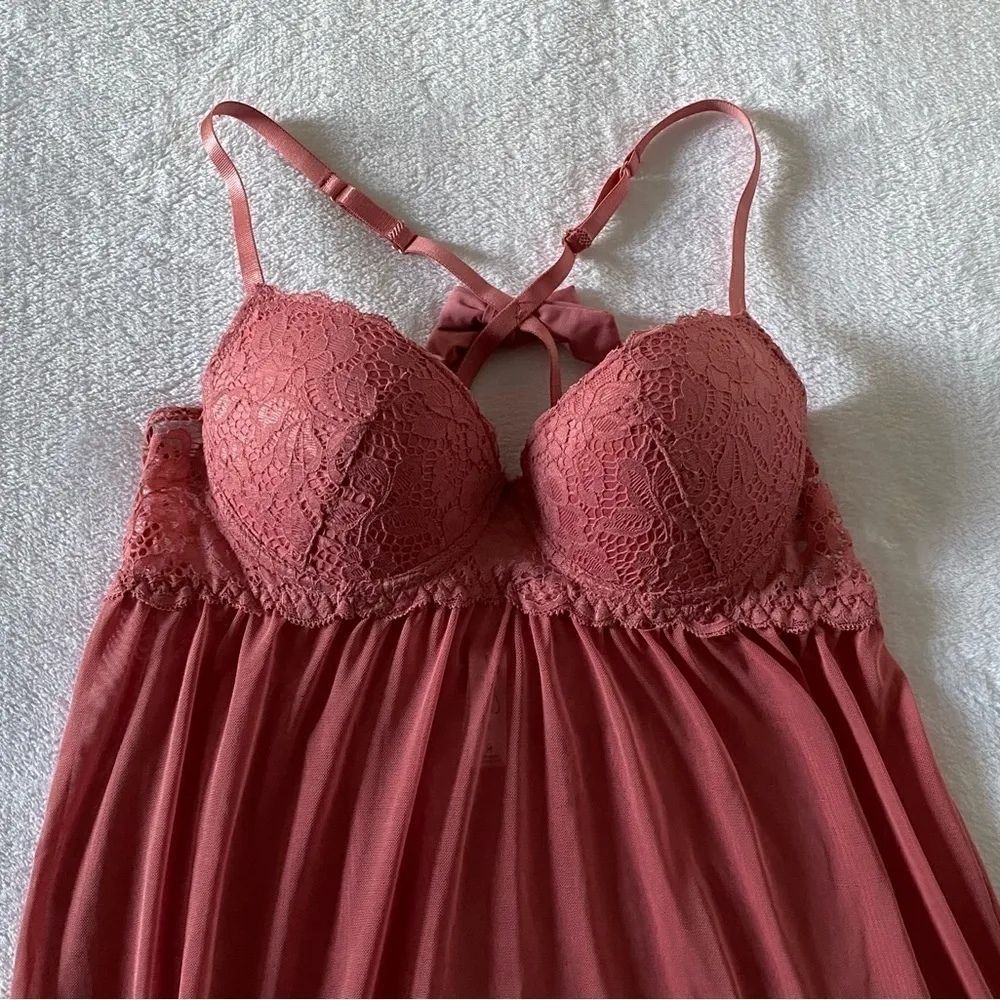 MARYLIN Monroe Lingerie Size Medium Pink - Image 2