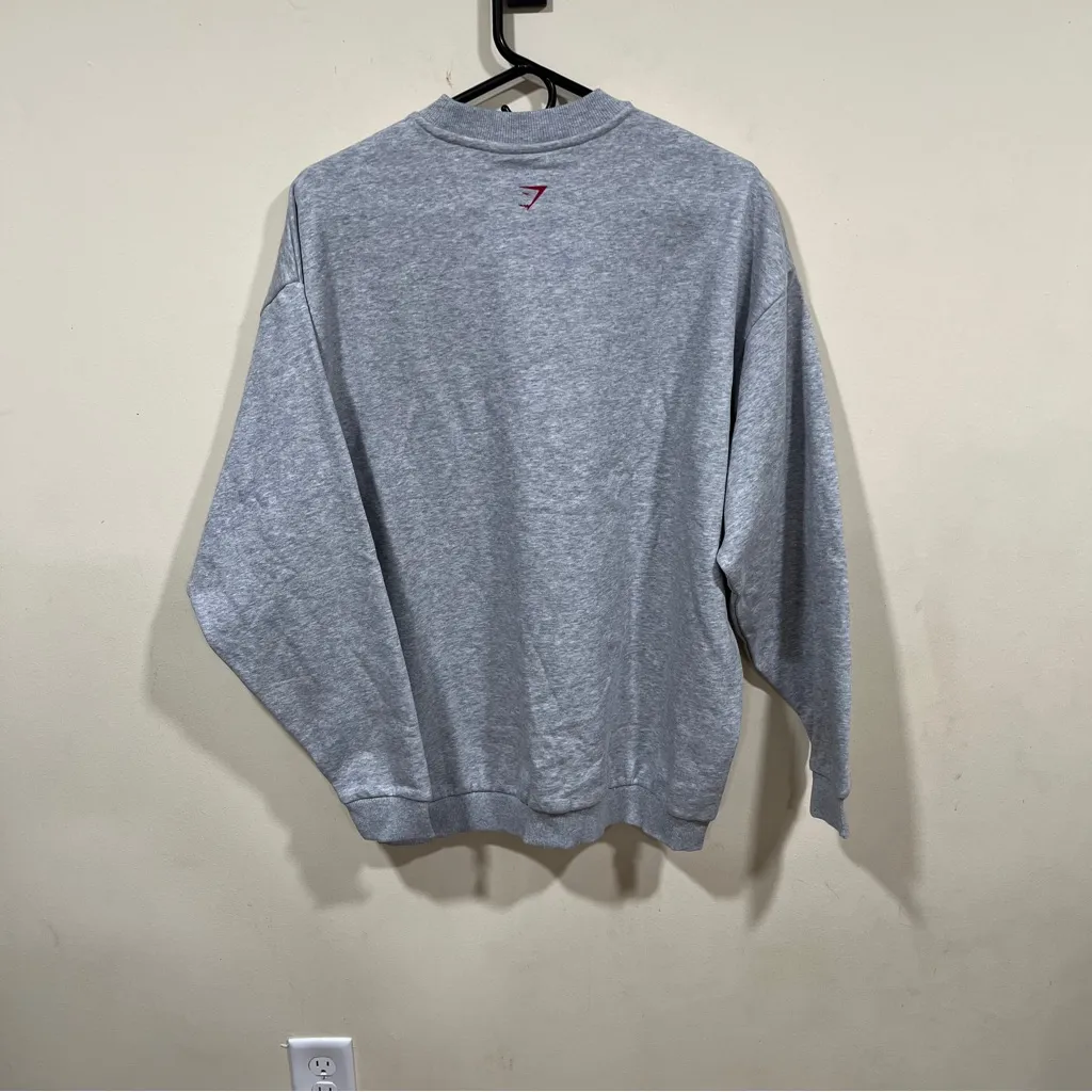 Gymshark NWOT  LIFTING ESSENTIALS GRAPHIC BRUSHED OVERSIZED SWEATSHIRT XS - Image 6