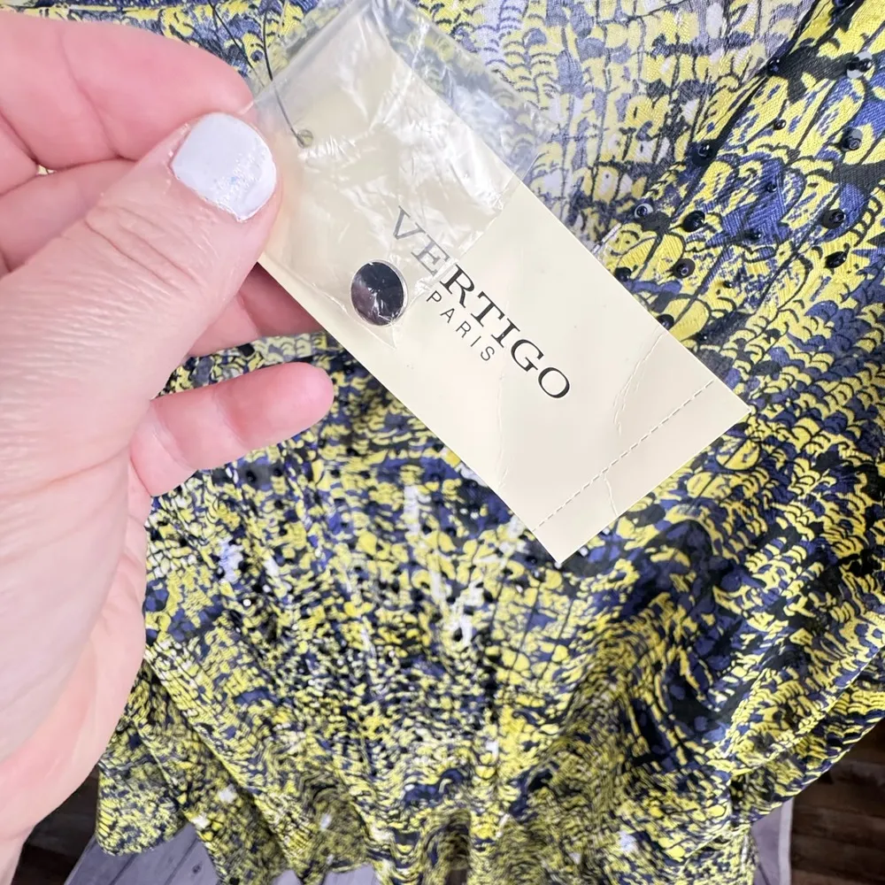 Vertigo Paris Tunic with Beads and Sequins NEW! Size XL - Image 10