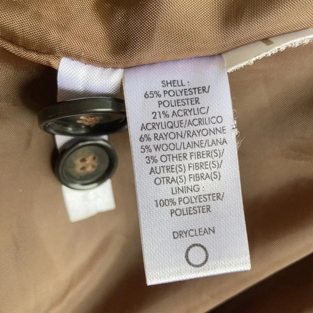 Ann Taylor Loft Leopard Print Single Button Blazer Women’s Size Medium Petit - Image 6