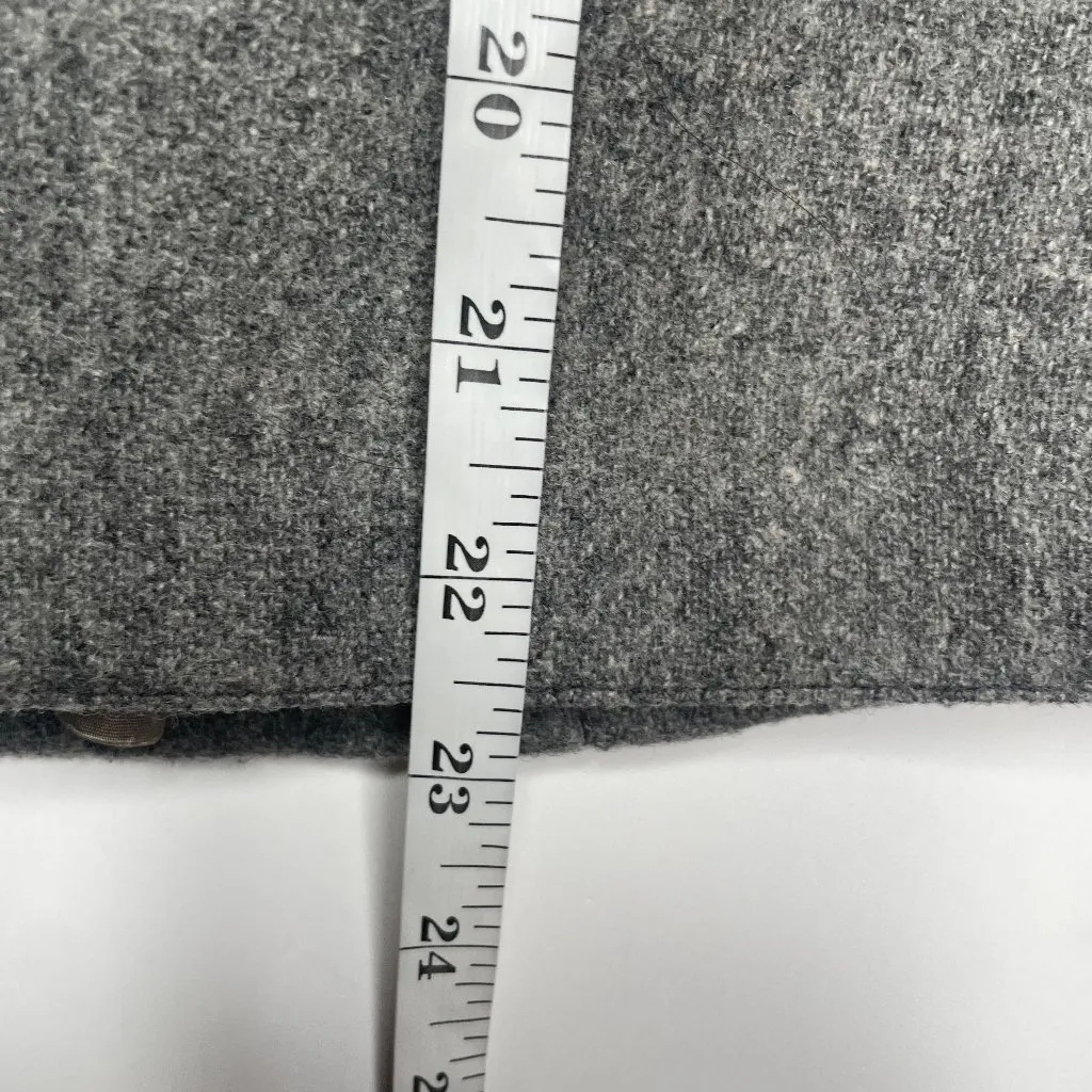 Vtg 60s 70s Bronson of California Gray Wool Tweed Blazer Jacket 13/14 Preppy - Image 9