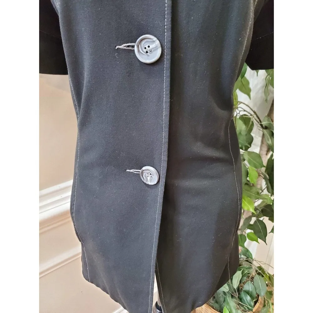 Karen Kane Women's Black Polyester Single Breasted Half Sleeve Jacket Size L - Image 6
