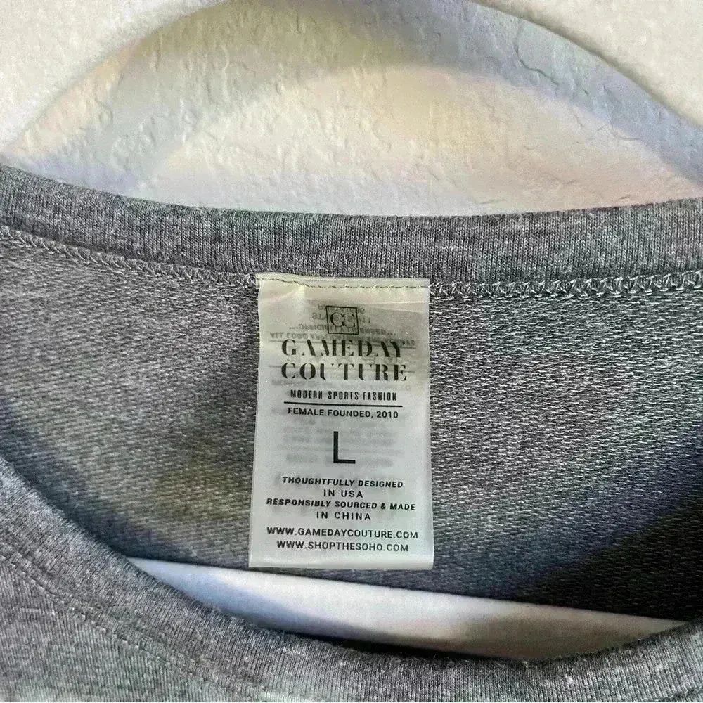 Gameday Couture Heathered Charcoal Oklahoma Sooners Long Sleeve‎ T - Image 7