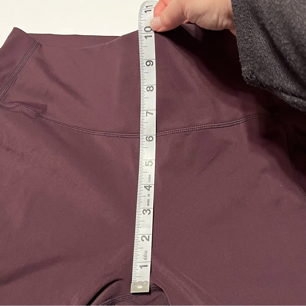 ZYIA Active Womens Size 12 Purple Capri Leggings Cropped Athletic Activewear Gym - Image 6