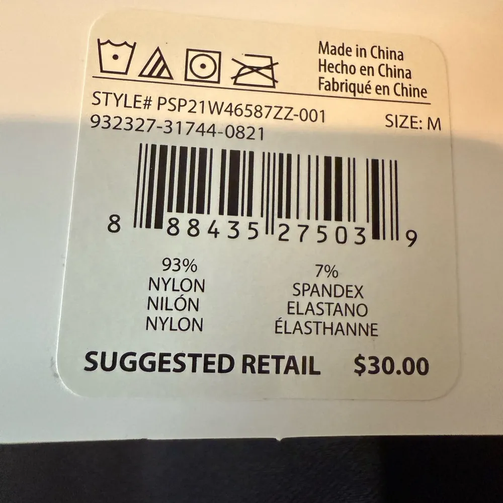 Puma Black Seamless Leggings Women’s Medium NWT - Image 3