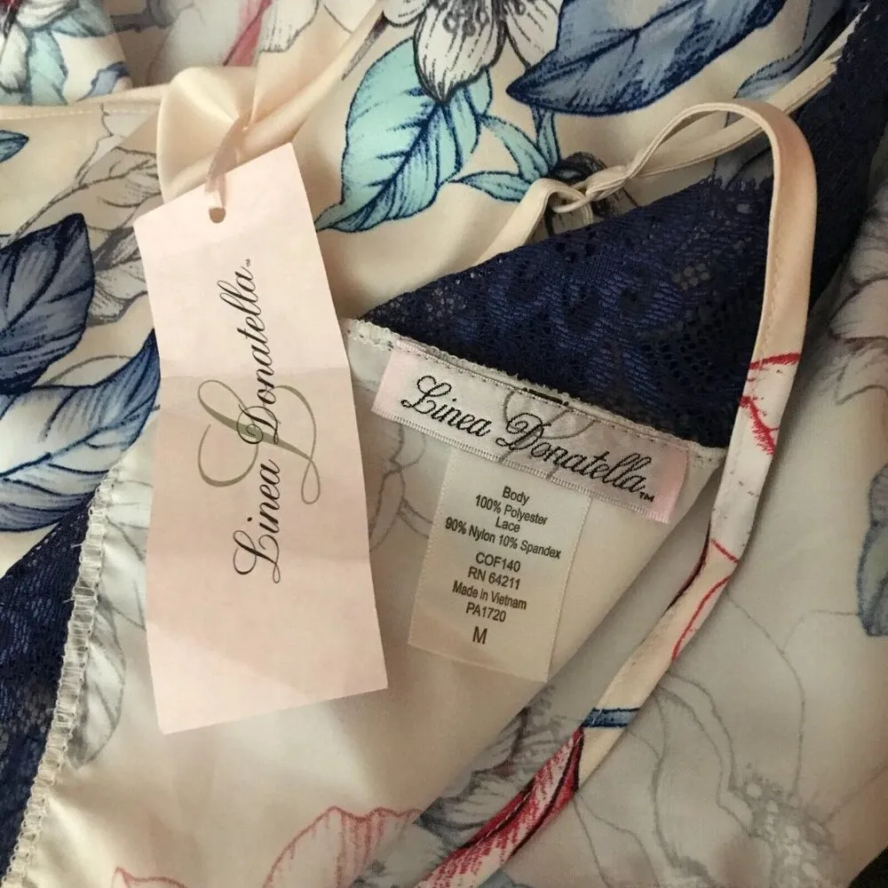 LINEA DONATELLA Satin Floral Cami NWT Medium - Image 6