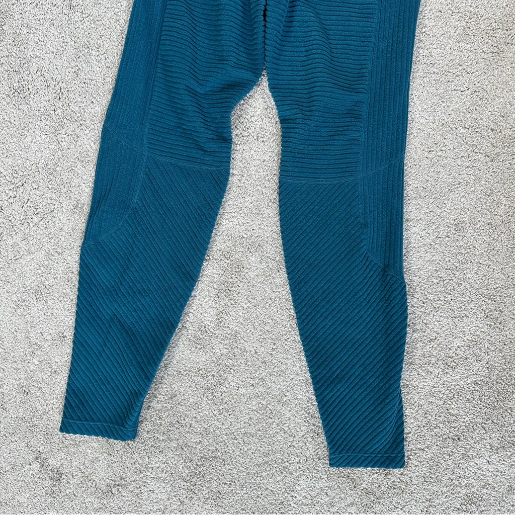 Nike Pro Hyperwarm Women’s Velour Tight Legging BV5562-347 in Midnight Teal M - Image 8
