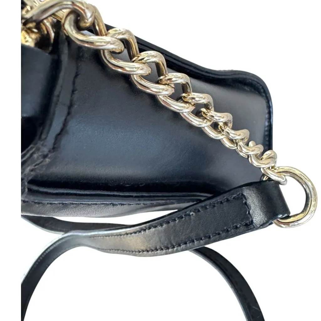 Kate Spade Angelica Bow Crossbody Bag Black Leather Coquette Twee 2014 Aesthetic - Image 6