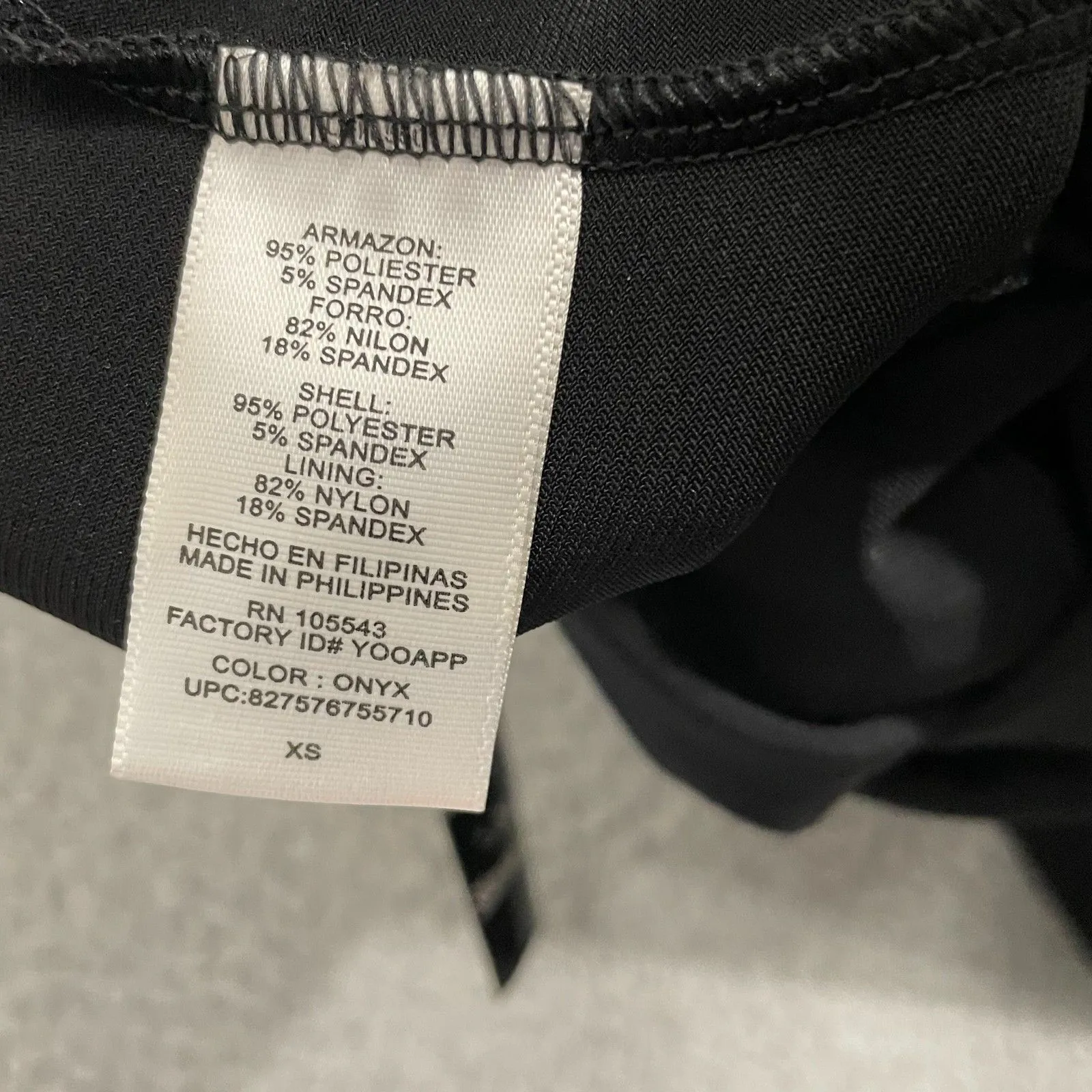 NEW Daisy Fuentes Built-In Shapewear Leggings Women XS Black Slimming Pull On - Image 5