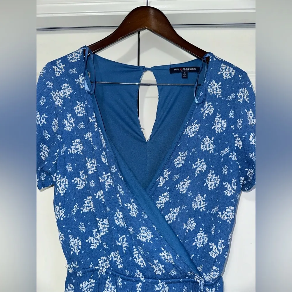 One Clothing Robe Style Floral Romper S - Image 2