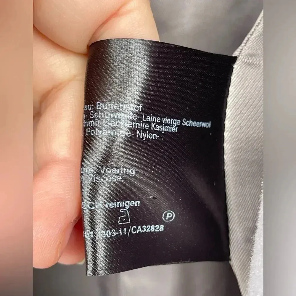 Cinzia Rocca wool cashmere blend coat size 2 Gray - Image 10