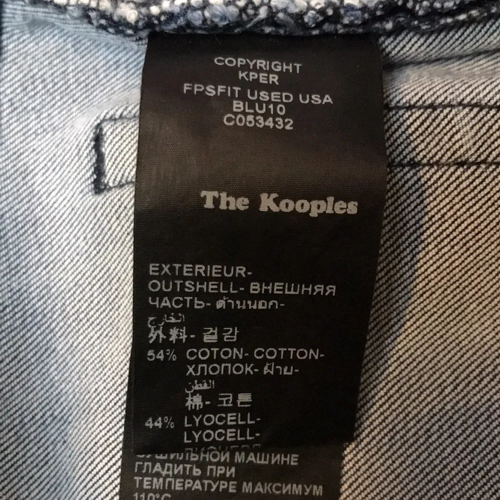 The Kooples Women's Short Fit Distressed Medium Wash Skinny Denim Jeans - Image 13