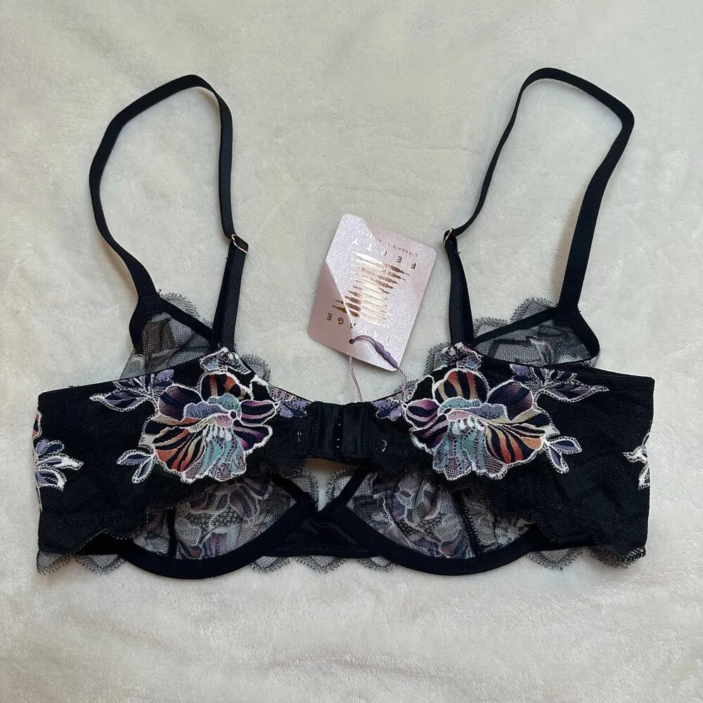 NEW Fenty Savage X Bra sz 34C Zig Zag Zen Bra - Image 5