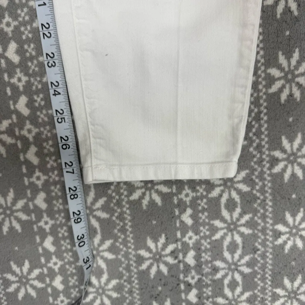 Eileen‎ Fisher White Straight Leg Jeans Size 6 - Image 11