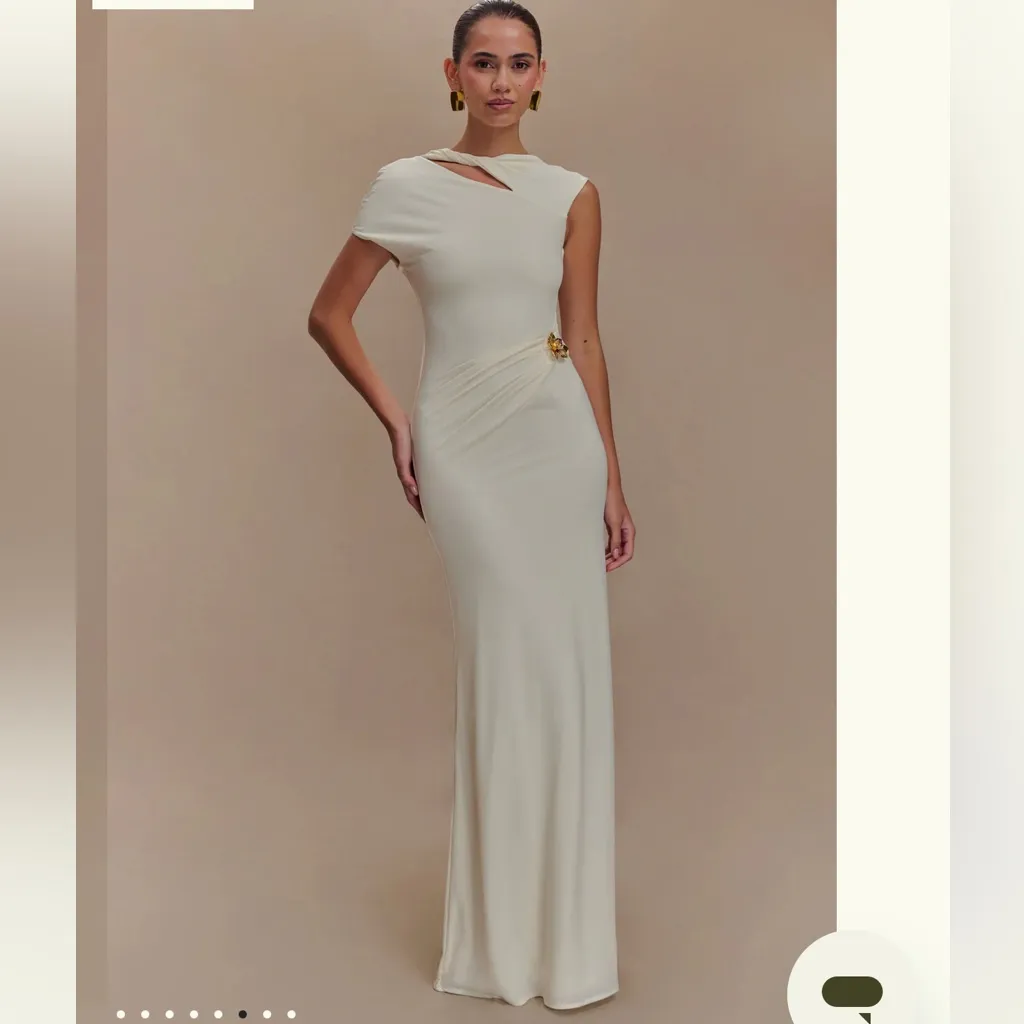 Meshki - Kaida Slinky Maxi Dress With Hardware - Image 3