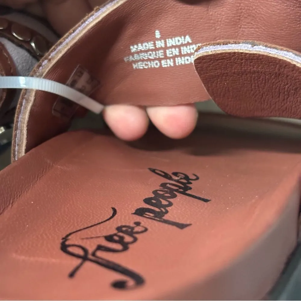 Free People Revelry Studded Slide Sandals - Image 6