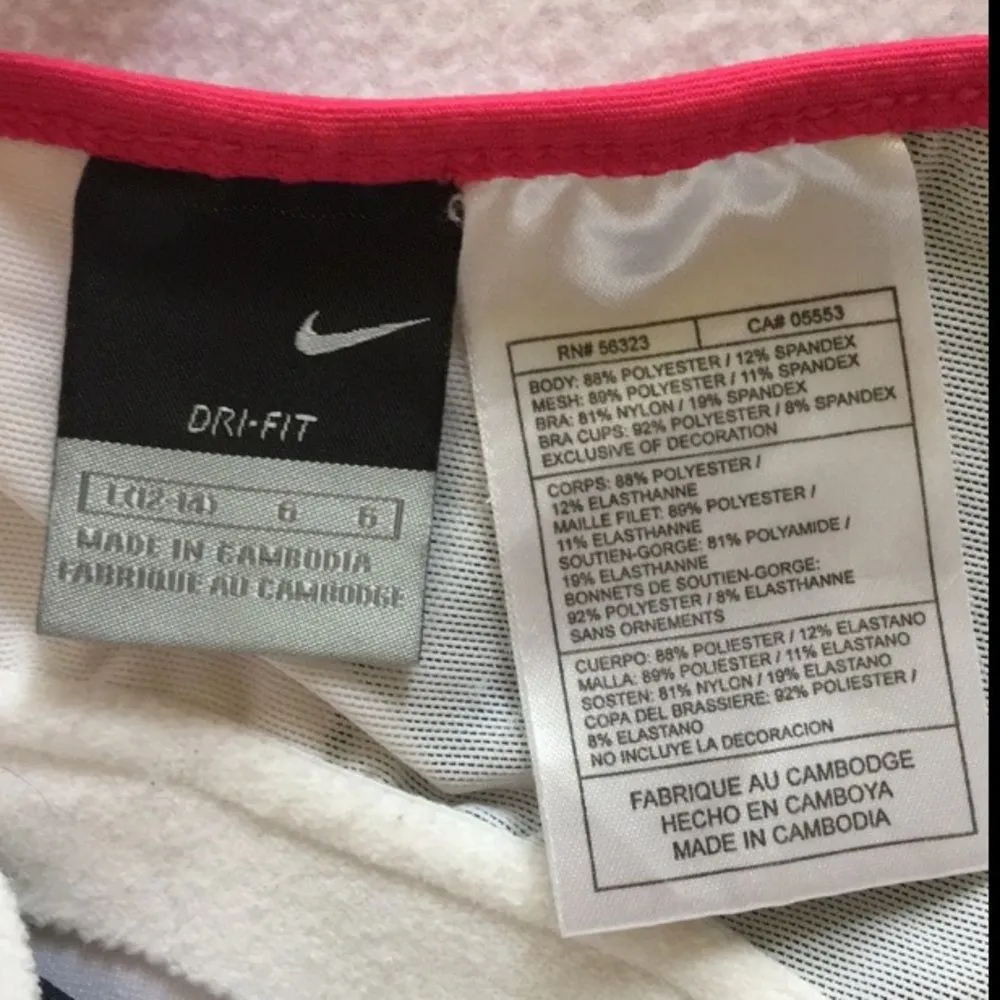 Nike SET Black Side Ruched Dri-Fit Sport Shorts & Racerback Top M L - Image 10