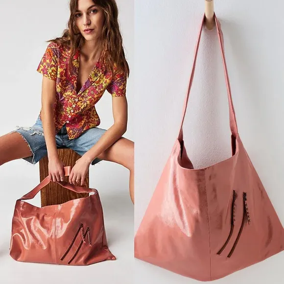 Free People Patent Perfect Carryall NWOT $178 - Image 2