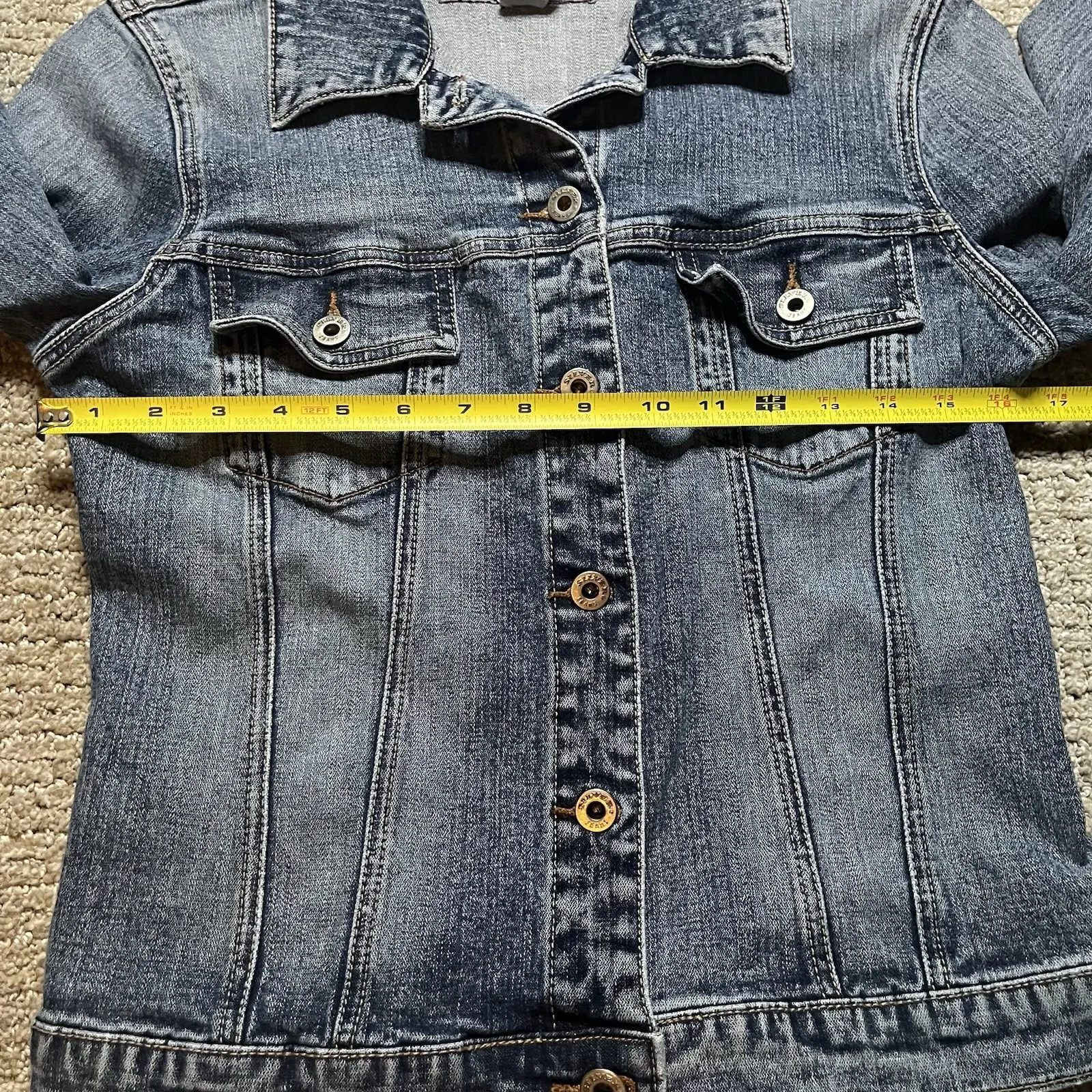 Silver Jeans Women's Denim Jean Jacket Size‎ Medium - Image 11